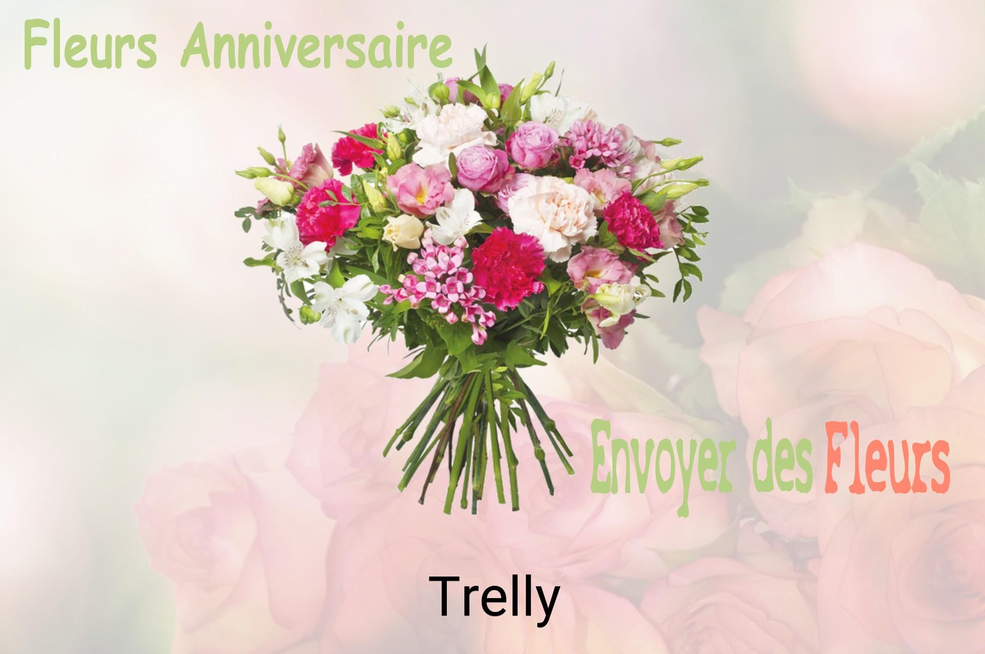 Bouquet de fleurs d’anniversaire livré à Trelly